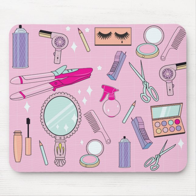 Tapis De Souris Abandon scolaire d'école de beauté (Devant)