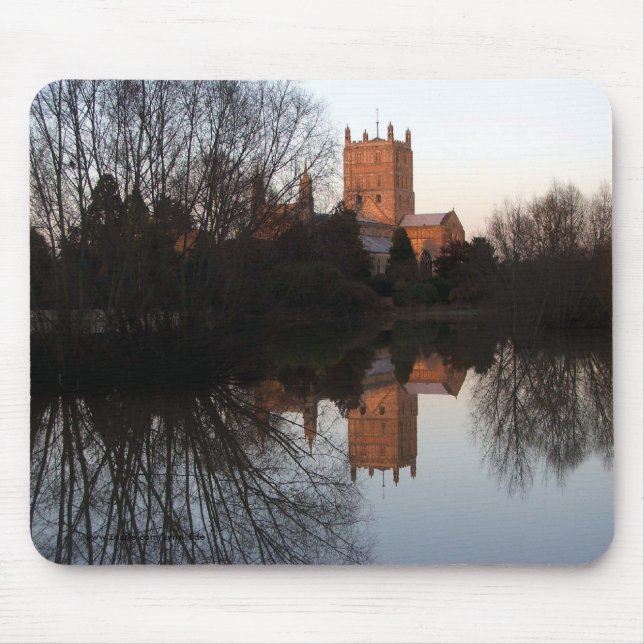 Tapis de souris - abbaye de Tewkesbury (Devant)