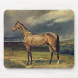 Tapis De Souris Abdul Medschid le cheval arabe de châtaigne, 1855