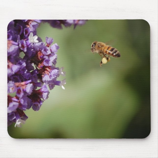 Tapis De Souris Abeille en vol Mousepad (Devant)
