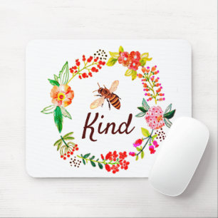 Tapis De Souris Abeille fleurie