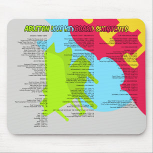 Tapis De Souris Ableton Live 8 raccourcit Mousepad