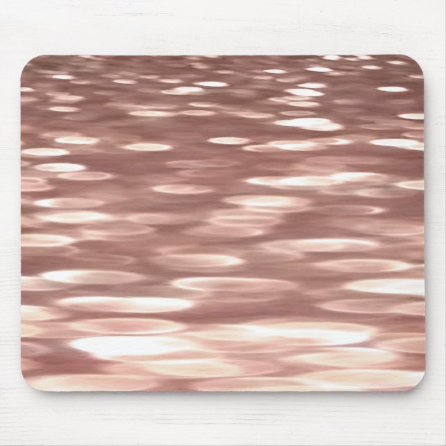 Tapis De Souris Abstract #3: Copper Rose Gold (Devant)