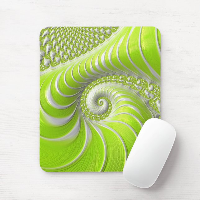 Tapis De Souris Abstract Lime Green (Avec souris)