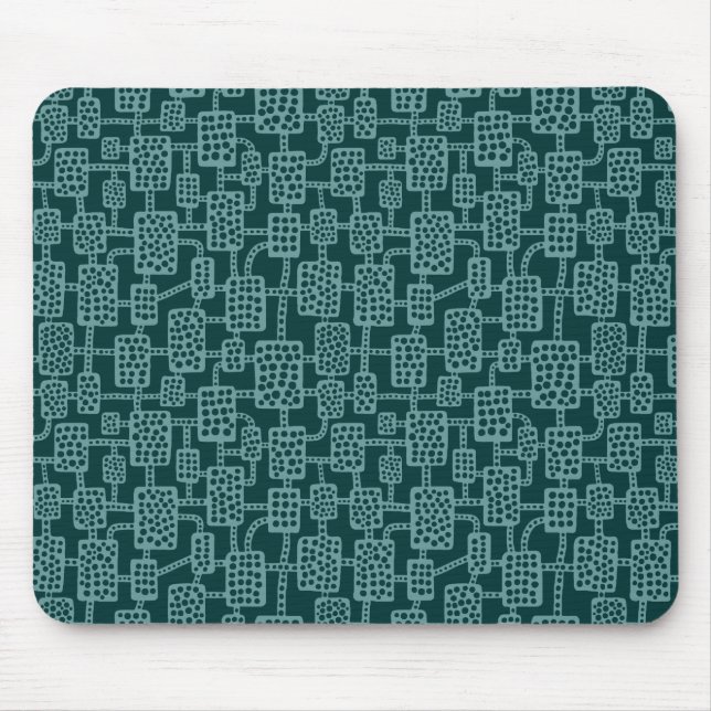 Tapis De Souris Abstrait 041113 - Ocean Green sur Dk Moss Green (Devant)
