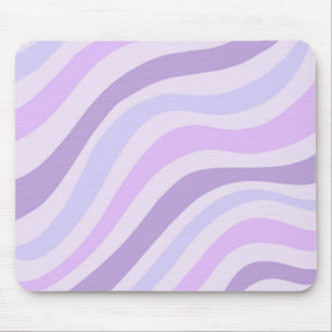 Tapis De Souris Abstrait bleu violet Super Motif liquide à bande