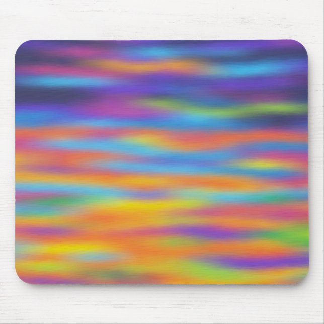 Tapis De Souris Abstrait Desert Sunset Sky Artwork (Devant)