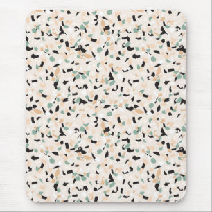 Tapis De Souris Abstrait moderne Pastel Terrazzo Motif
