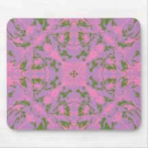 Tapis de souris abstrait Pink Sage