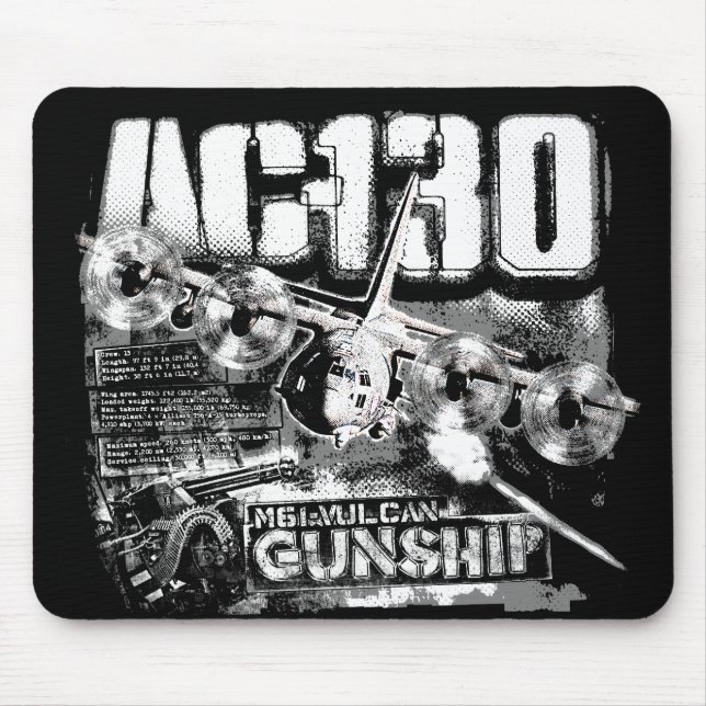 TAPIS DE SOURIS AC-130 (Devant)