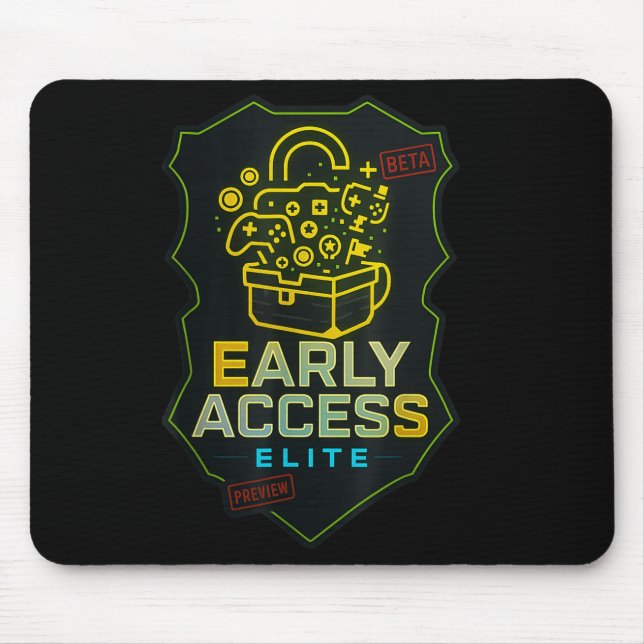 Tapis De Souris Accès précoce Elite Gaming Content Creator Beta Te (Devant)