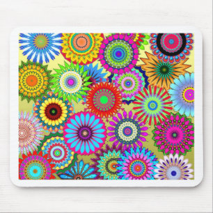 Tapis De Souris Accessoire d'impression de tendance psychadelique
