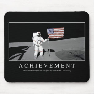 Tapis De Souris Accomplissement : Citation inspirée