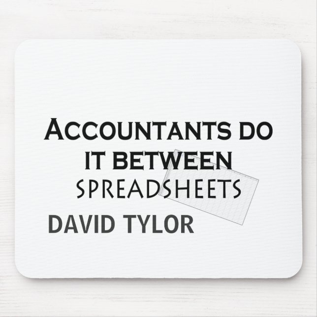 Tapis De Souris Accountants do it ! (Devant)