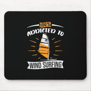 Tapis De Souris Accro Au Surf Des Vagues