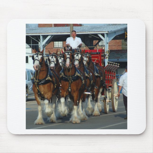 Tapis De Souris Accroc de cheval de Clydesdale 6 (Devant)