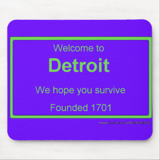 Tapis De Souris Accueil de Detroit