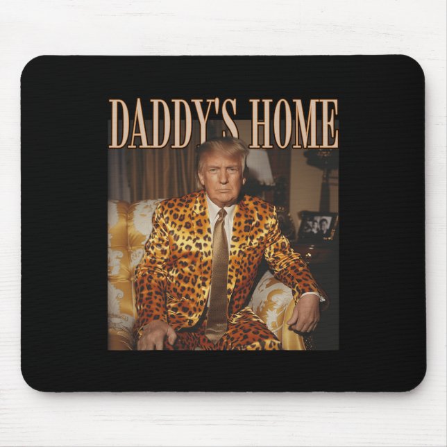 Tapis De Souris Accueil Trump Chemise Trump 2024 Leopard Funny Mag (Devant)