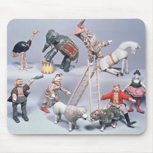 Tapis De Souris Acrobates de cirque de Humpty Dumpty et ménagerie (Devant)