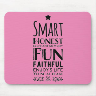 Tapis De Souris Acronyme de Sheffey avec une étoile