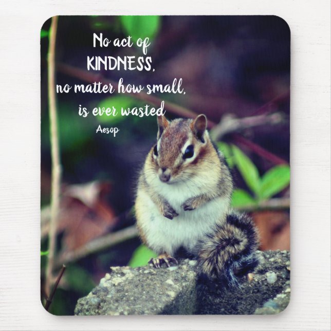 Tapis De Souris Actes De Gentillesse Citation Inspirationnelle Chi (Devant)