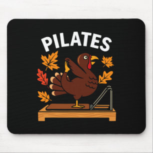 Tapis De Souris Action de grâce Pilates Dindon Pour Yoga Et Amateu