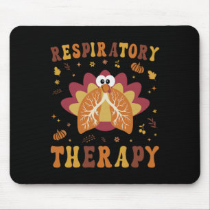 Tapis De Souris Action de grâce Thérapeute en thérapie respiratoir