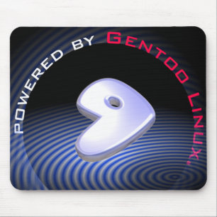 Tapis De Souris ACTIONNÉ PAR Gentoo Linux