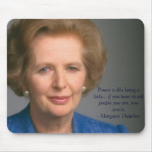 Actionnez et en étant une femme - Mme Thatcher