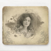 Actrice victorienne Miss Doro Mousepad