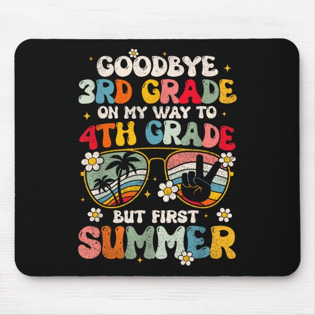 Tapis De Souris Adieu 3e grade - 4e année Bonjour Su (Devant)