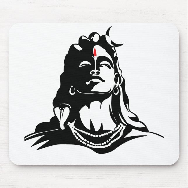 Tapis De Souris Adiyogi Mahadev OM Namah Shivaya indou (Devant)