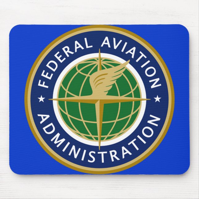 Tapis De Souris Administration Fédérale d'Aviation de FAA (Devant)