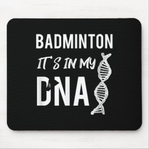 Tapis De Souris Adn Badminton Pour Le Joueur Badminton