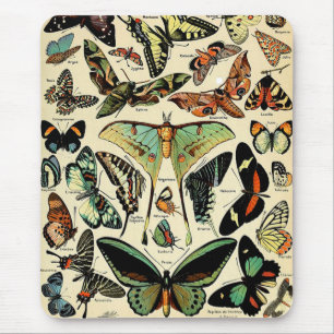 Tapis De Souris Adolphe Millot Papillons Pad
