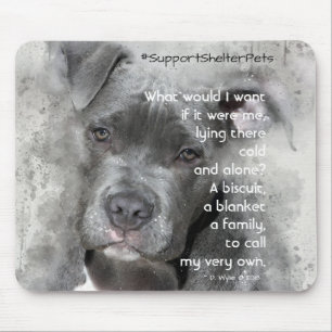 Tapis De Souris Adopter Un Abri Pour Animaux - Pit Bull