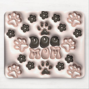 Tapis De Souris Adorable 3D Chien Maman