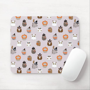 Tapis De Souris Adorable Chouette d'Halloween Motif