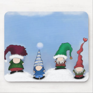 Tapis De Souris Adorable Gnome Posse