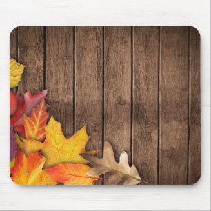 Tapis De Souris Affiche de la bannière d'automne