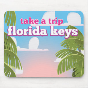 Tapis De Souris Affiche de voyage dans les Florida Keys