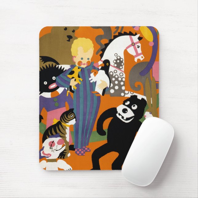 Tapis De Souris Affiche De Voyage Pour Londres Métro (Avec souris)