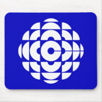 Affiche du logo bleu CBC 1986