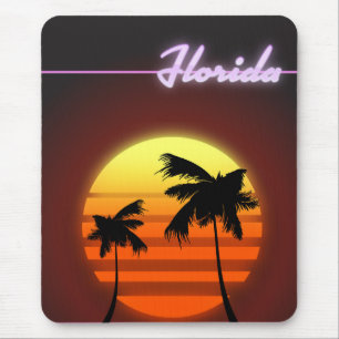 Tapis De Souris Affiche Florida Sunset 1984