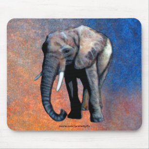 Tapis De Souris African Elephant Big Five Animal Mousepad
