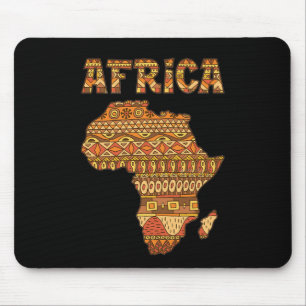 Tapis De Souris Afrique Carte Afrique Giftvintage Noir-Amérique A