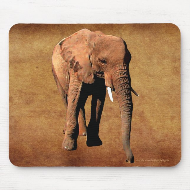 Tapis De Souris Afrique sauvage Amateurs d'animaux Big Five (Devant)