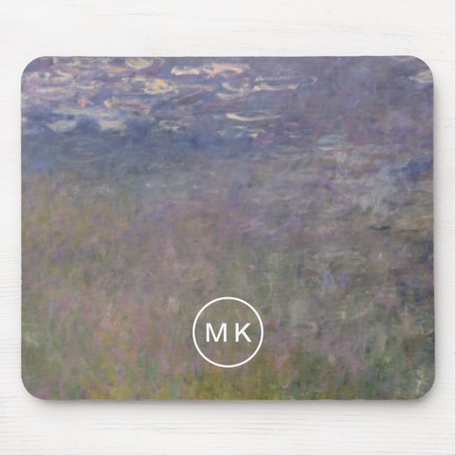 Tapis De Souris Agapanthus de nénuphars de Claude Monet | (Devant)
