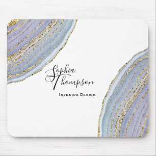 Tapis De Souris Agate élégante moderne Mousepad de Geode de