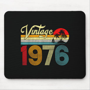 Tapis De Souris Âgé de 50 ans Vintage 1976 50e anniversaire Hommes